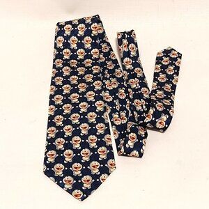 HTF DORAEMON Robot Cat Tie Adorable SILK